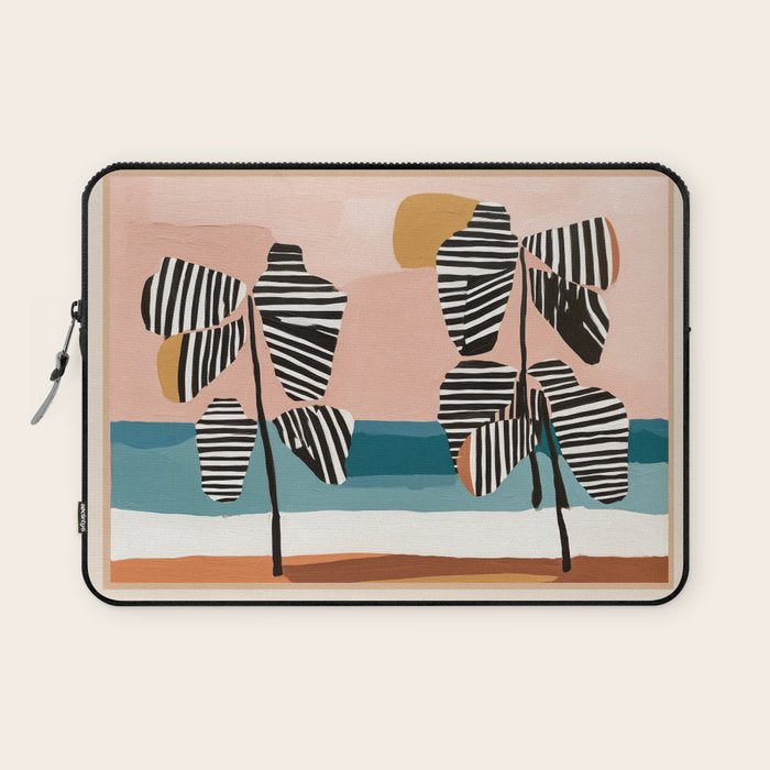 Tropical Sunset Palms II Laptop Sleeve Gallery Image 1