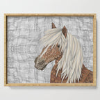 Haflinger Horse Serving Tray Gallery Image 1