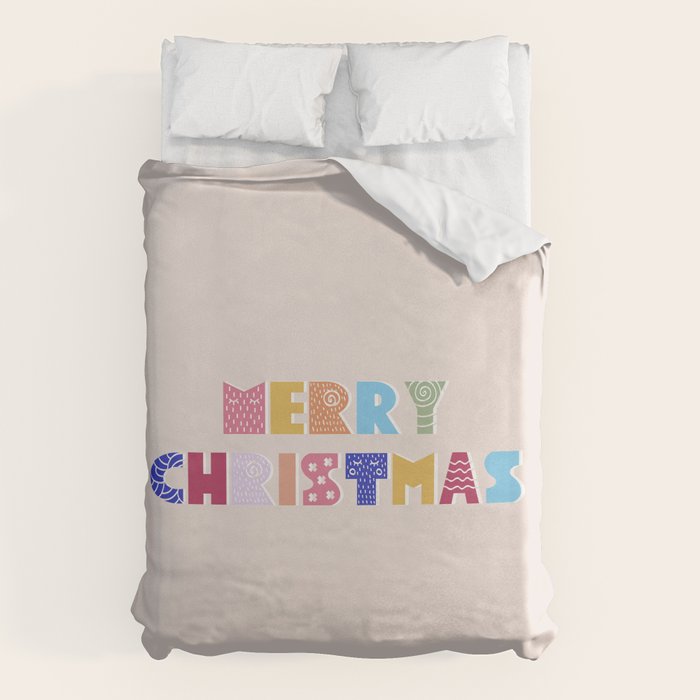 MERRY CHRISTMAS Duvet Cover Gallery Image 6