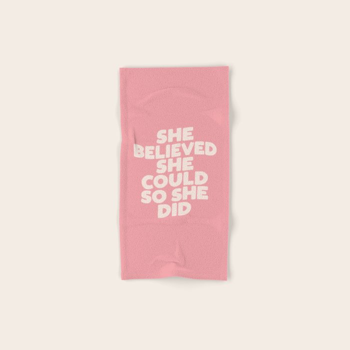 She Believed She Could So She Did Bath Towel Gallery Image 1