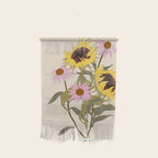 Flower Market, London, Sunflowers and Cornflowers bouquet Wall Hanging Gallery Image 1
