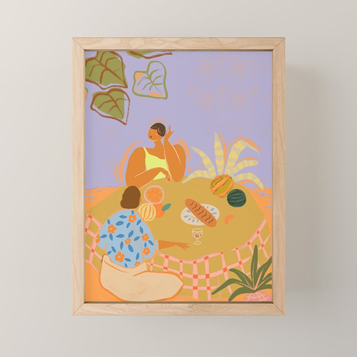 Let's Catch Up Mini Art Print Gallery Image 1