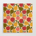 Fruity Pattern Wood Wall Art Gallery Image 1