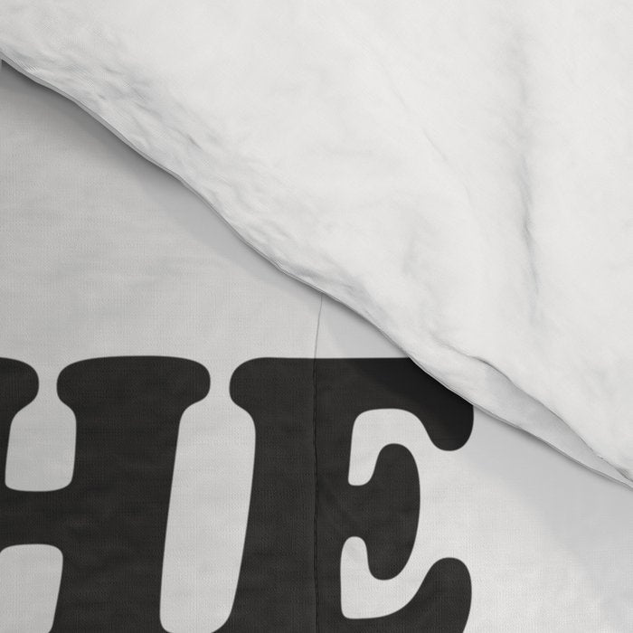 IN THE MIDST OF WHERE YOUâRE GOING DONâT FORGET TO ENJOY WHERE YOU ARE motivational typography Comforter Gallery Image 4