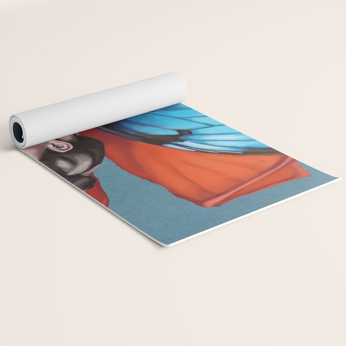 Butterfly Woman Yoga Mat Gallery Image 2