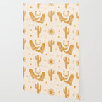 Cowboy Boots Boho Yellow Pattern Western Wallpaper Gallery Image 2