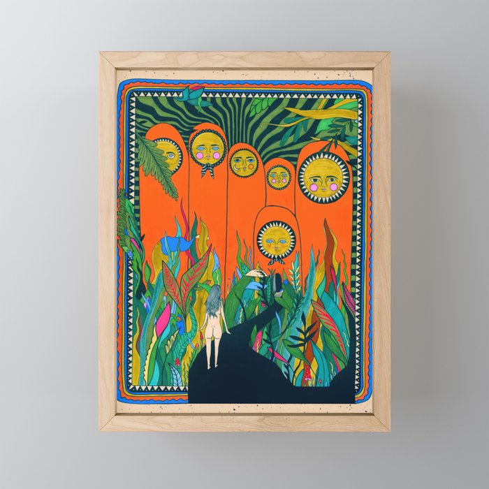 On The Path To My Body Mini Art Print Gallery Image 1