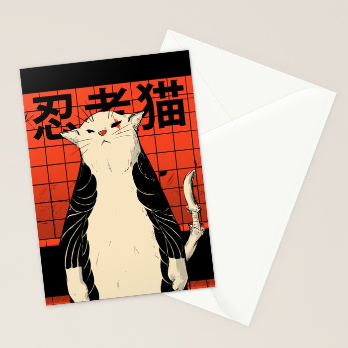 Neko ninja 2 Stationery Card Gallery Image 2
