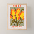 Retro Wall Art | Madrid Flower Market | Matisse Print | Printable Mini Art Print Gallery Image 1