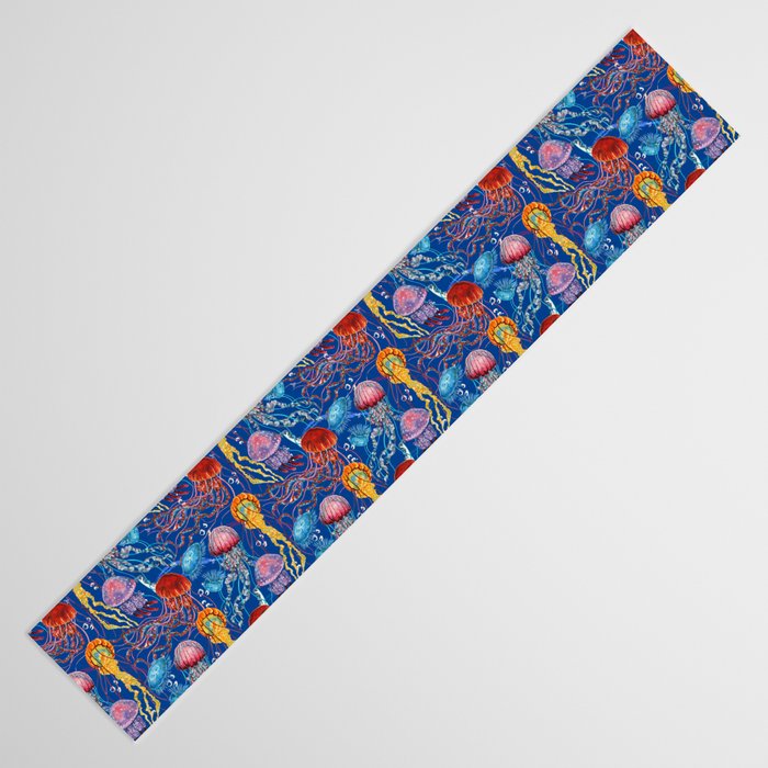 Jellyfish Collection - blue Table Runner Gallery Image 3
