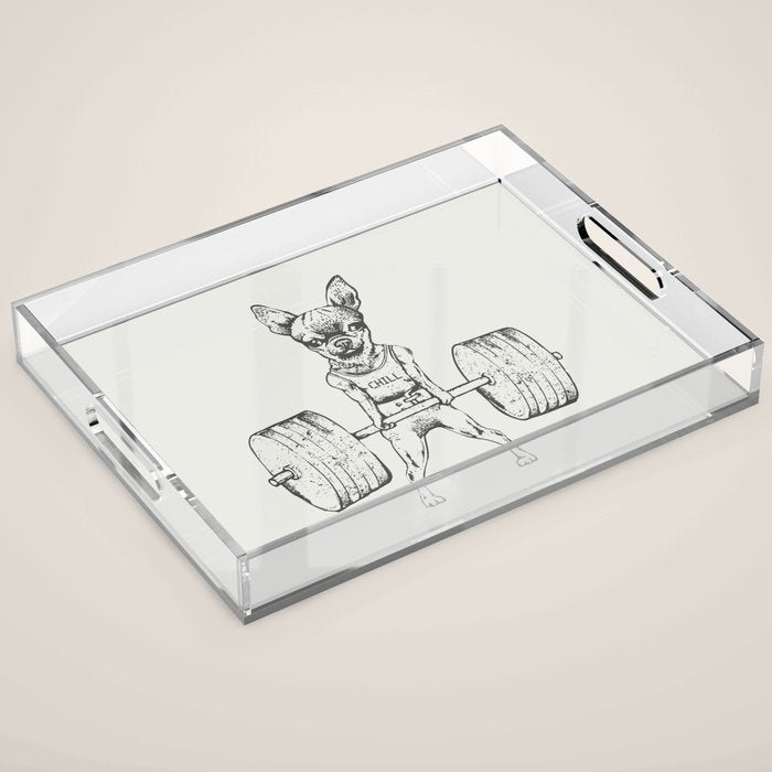 Chihuahua Lift Acrylic Tray Gallery Image 1