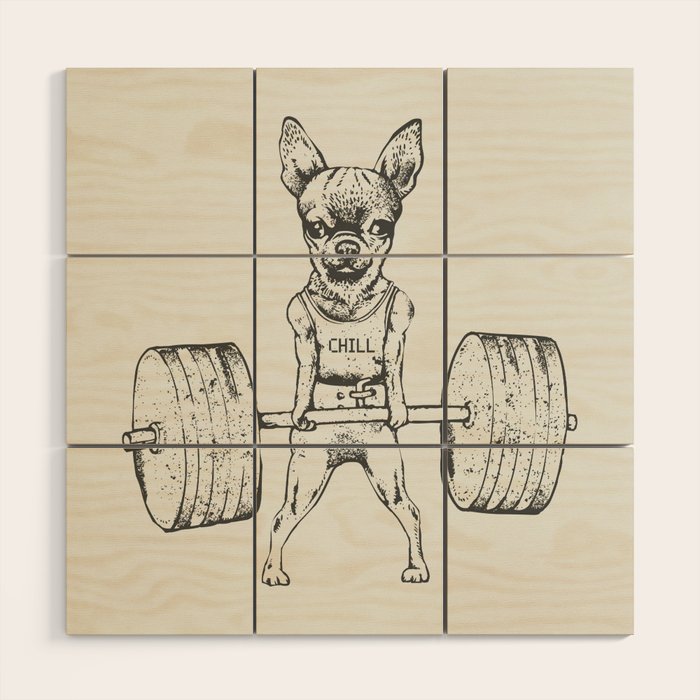 Chihuahua Lift Wood Wall Art Gallery Image 1