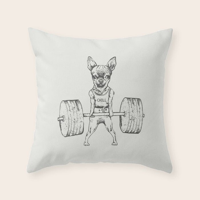 Chihuahua Lift Throw Pillow Gallery Image 6
