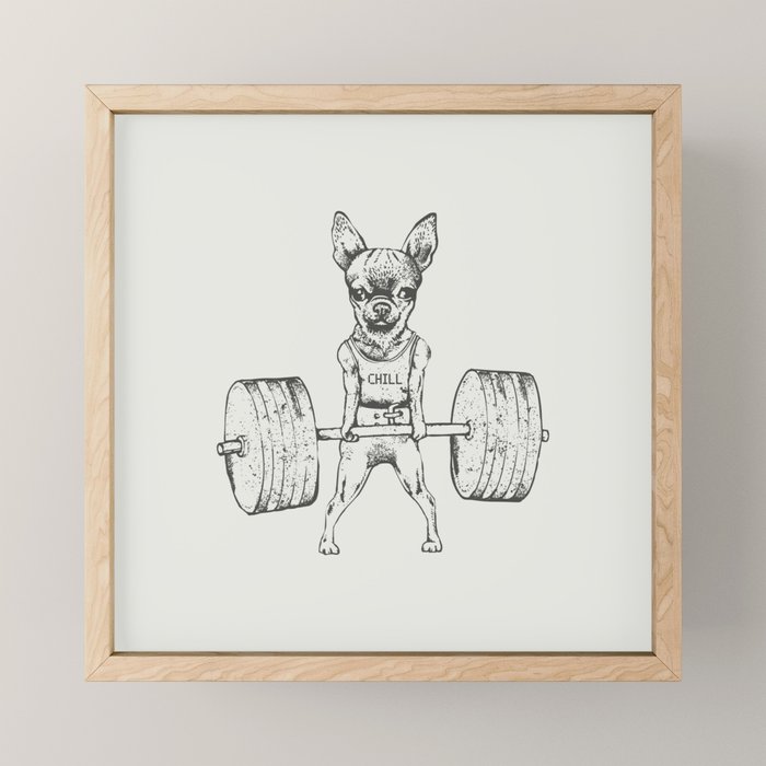 Chihuahua Lift Mini Art Print Gallery Image 1