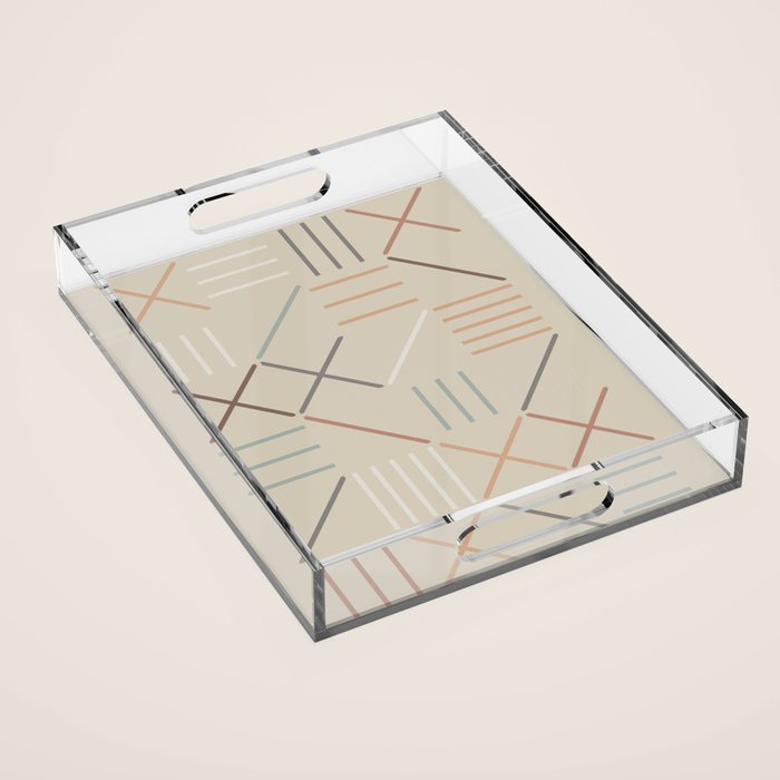 Geometric Shapes 05 Acrylic Tray Gallery Image 1