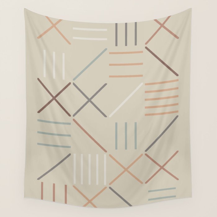 Geometric Shapes 05 Wall Tapestry Gallery Image 1