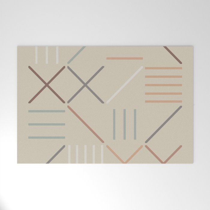 Geometric Shapes 05 Welcome Mat Gallery Image 1