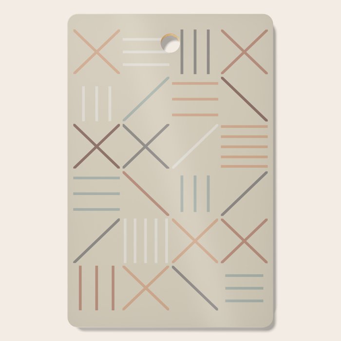 Geometric Shapes 05 Cutting Board Gallery Image 1