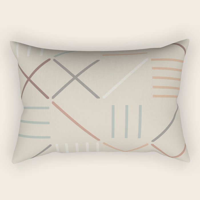 Geometric Shapes 05 Rectangular Pillow Gallery Image 1