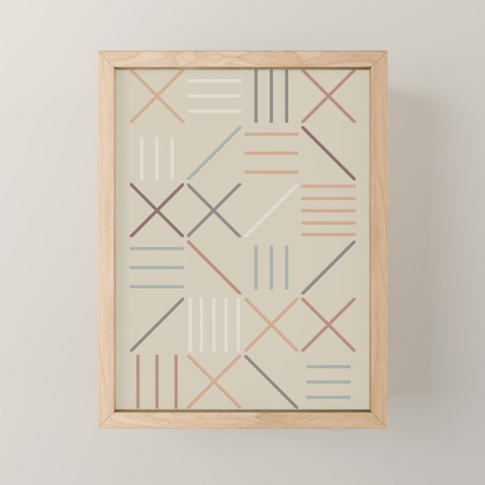 Geometric Shapes 05 Mini Art Print Gallery Image 1