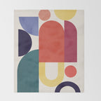 Abstract Shapes 56 Throw Blanket Gallery Image 2