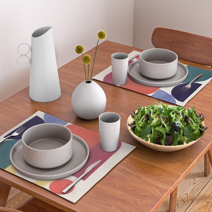 Abstract Shapes 56 Placemat Gallery Image 2