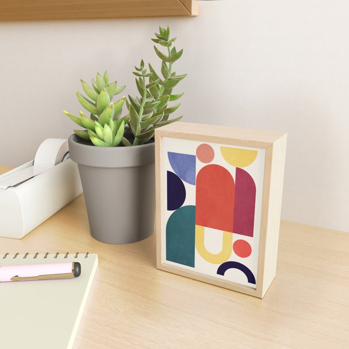 Abstract Shapes 56 Mini Art Print Gallery Image 2