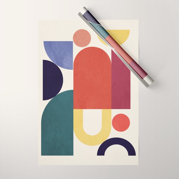 Abstract Shapes 56 Wrapping Paper Gallery Image 1