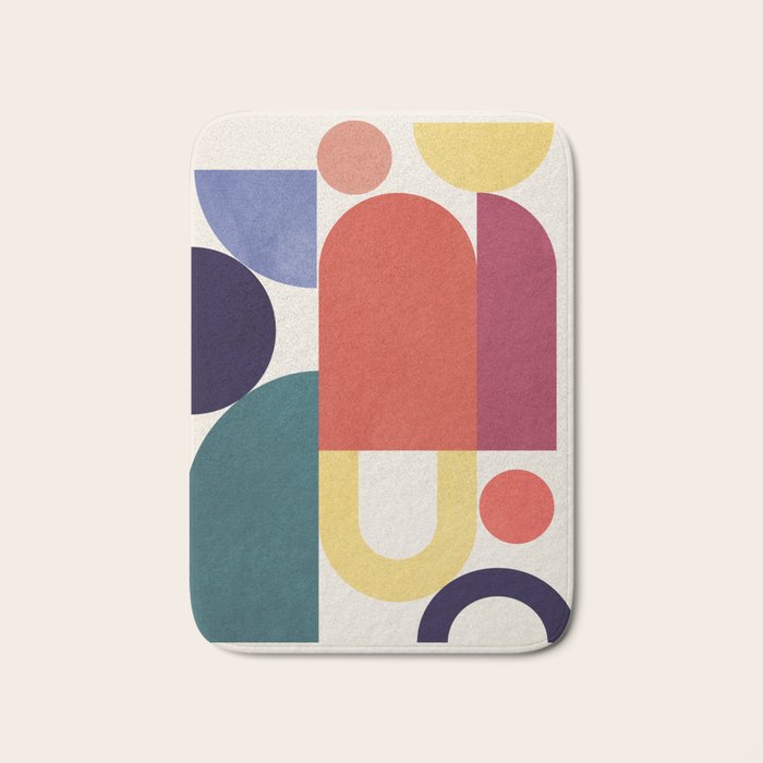 Abstract Shapes 56 Bath Mat Gallery Image 1