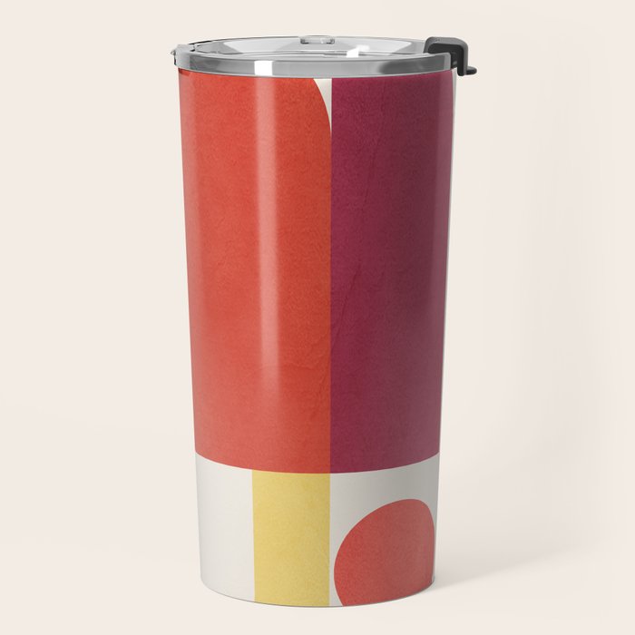 Abstract Shapes 56 Travel Mug Gallery Image 2