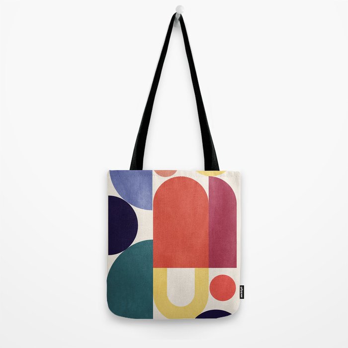 Abstract Shapes 56 Tote Bag Gallery Image 2