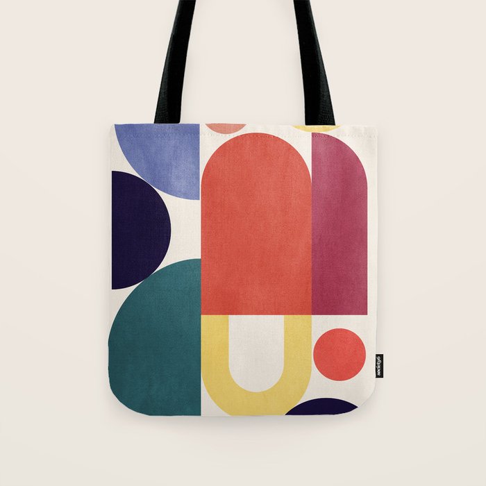 Abstract Shapes 56 Tote Bag Gallery Image 1