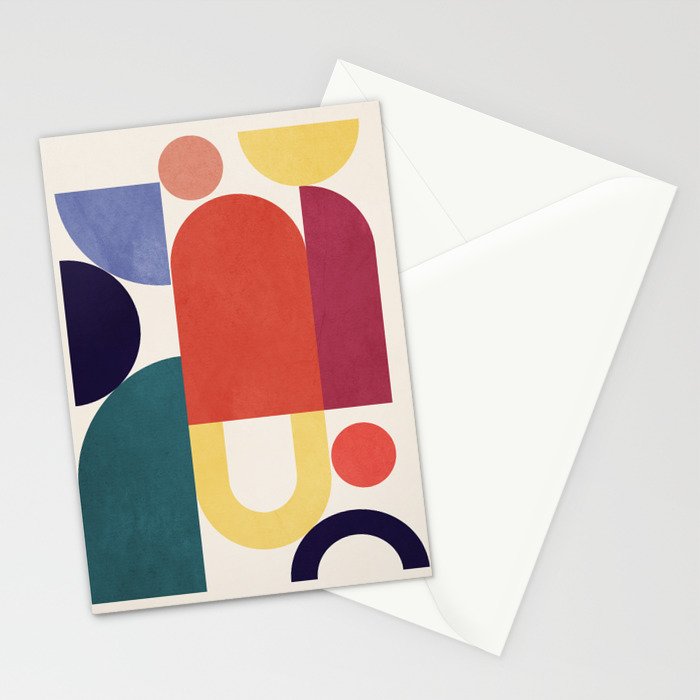 Abstract Shapes 56 Stationery Card Gallery Image 2