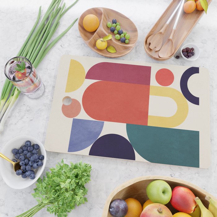 Abstract Shapes 56 Cutting Board Gallery Image 2