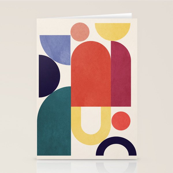 Abstract Shapes 56 Stationery Card Gallery Image 2