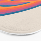 Vintage California Sun: Sacred Geometry Edition Bath Mat Gallery Image 3