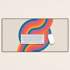 Vintage California Sun: Sacred Geometry Edition Desk Mat Gallery Image 1