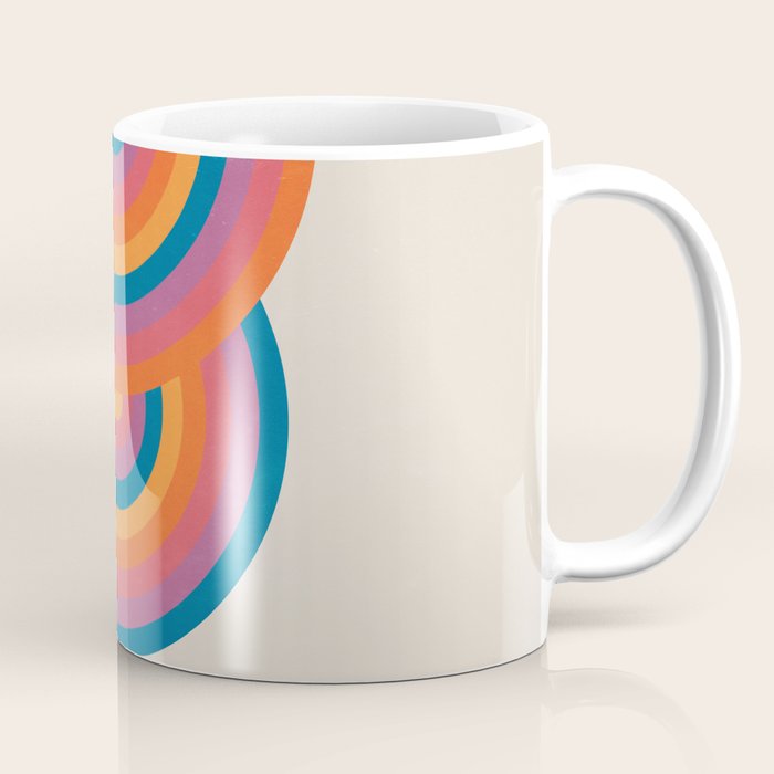 Vintage California Sun: Sacred Geometry Edition Coffee Mug Gallery Image 1