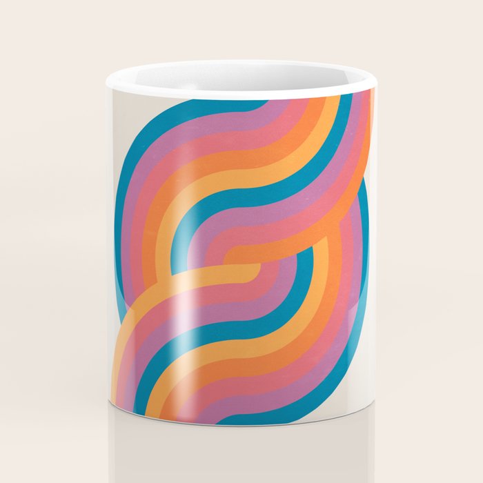 Vintage California Sun: Sacred Geometry Edition Coffee Mug Gallery Image 4