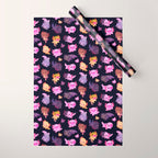 Happy axolotl - dark Wrapping Paper Gallery Image 1