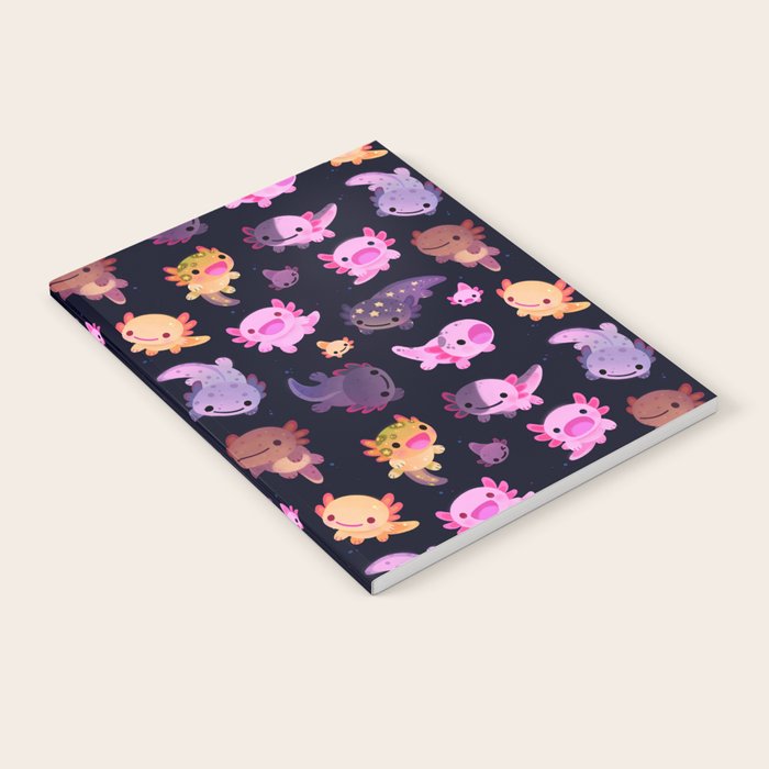 Happy axolotl - dark Notebook Gallery Image 2