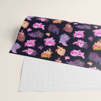 Happy axolotl - dark Wrapping Paper Gallery Image 2