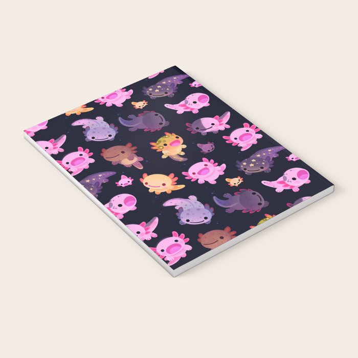 Happy axolotl - dark Notebook Gallery Image 3