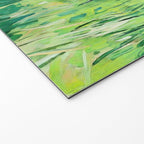 White Egrets in a Rice Field Watercolor Illustration Welcome Mat Gallery Image 2