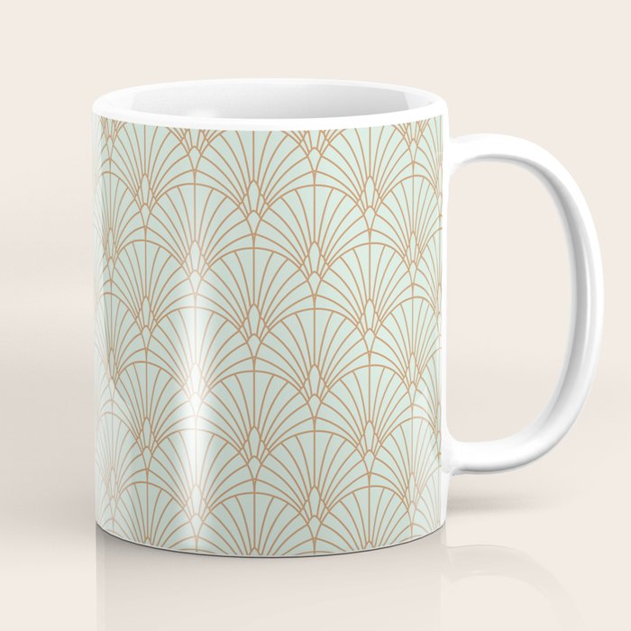 Art Deco fan pattern Coffee Mug Gallery Image 1