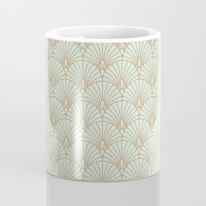 Art Deco fan pattern Coffee Mug Gallery Image 4