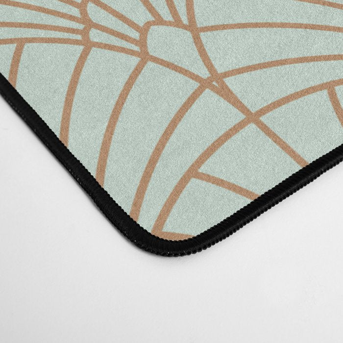 Art Deco fan pattern Desk Mat Gallery Image 4