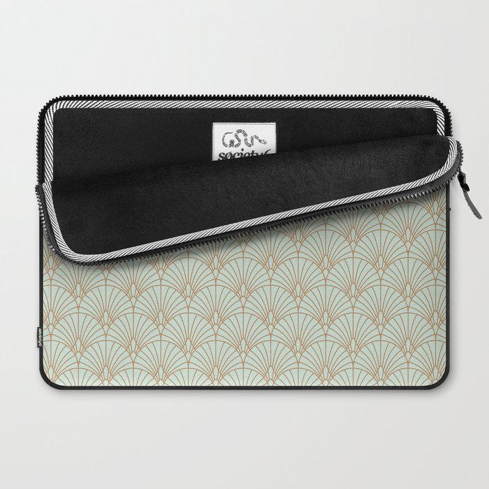 Art Deco fan pattern Laptop Sleeve Gallery Image 2