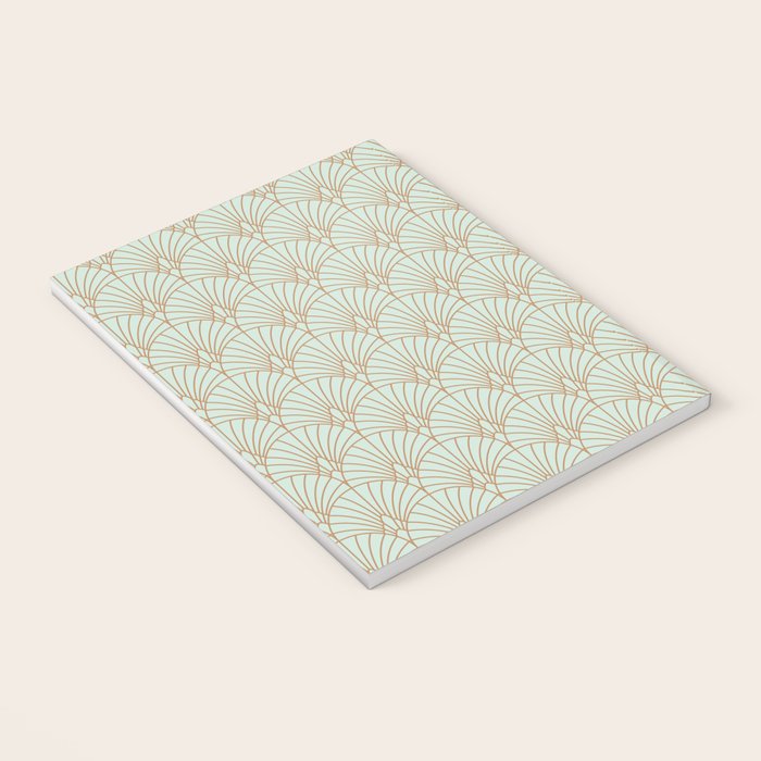 Art Deco fan pattern Notebook Gallery Image 3