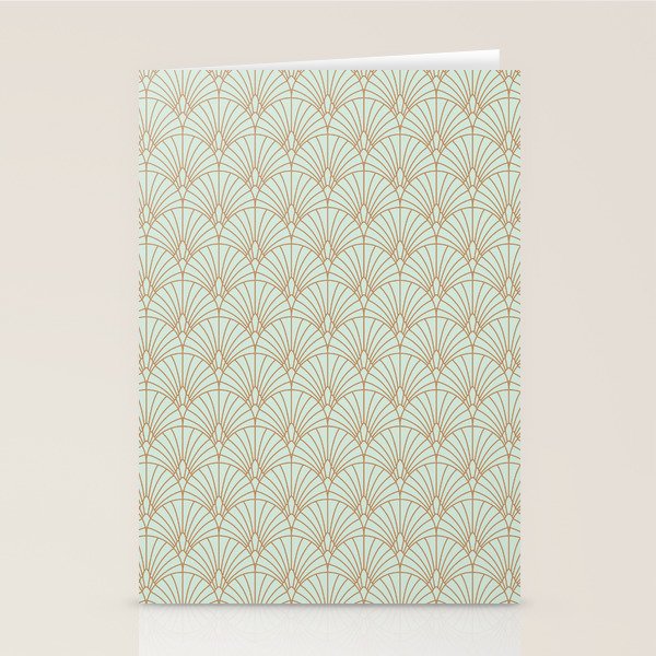 Art Deco fan pattern Stationery Card Gallery Image 2